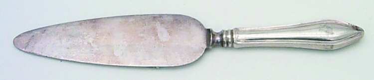 Mary Chilton (Sterling, 1912, No Monos) Pie Server with Silverplate Blade
