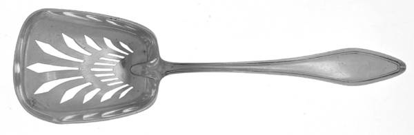 Mary Chilton (Sterling, 1912, No Monos) Pierced Nut Serving Spoon