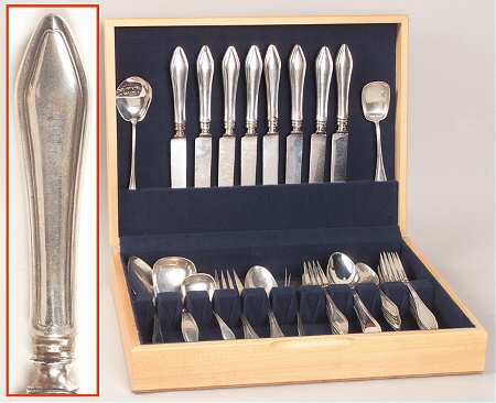 Mary Chilton (Sterling, 1912, No Monos) 50 Piece Set
