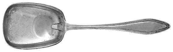 Mary Chilton (Sterling, 1912, No Monos) Large Jelly Spoon