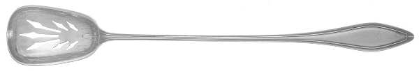 Mary Chilton (Sterling, 1912, No Monos) Pierced Bowl Long Handle Olive Spoon