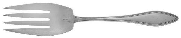Mary Chilton (Sterling, 1912, No Monos) Solid Salad Serving Fork