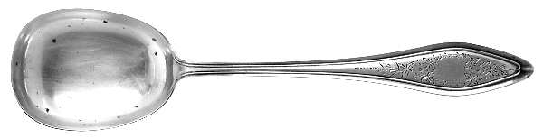 Mary Chilton-Eng No.1 (Sterling, 1912, No Monograms) Round Bowl Soup Spoon (Gumbo)