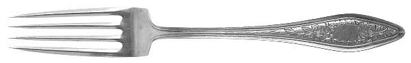 Mary Chilton-Eng No.1 (Sterling, 1912, No Monograms) Solid Youth Tea Fork