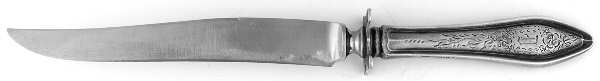 Mary Chilton-Eng No.1 (Sterling, 1912, No Monograms) Small Steak Carving Knife with Stainless Blade