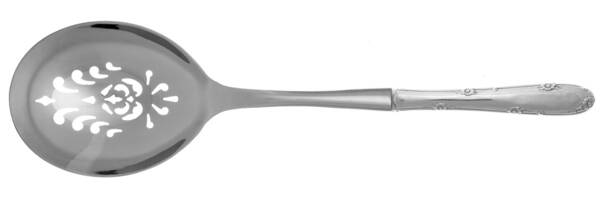 Madeira (Sterling, 1948, No Monograms) Casserole Spoon with Pierced Stainless Bowl HC