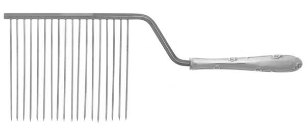 Madeira (Sterling, 1948, No Monograms) Cake Breaker with Silverplate Prongs HC