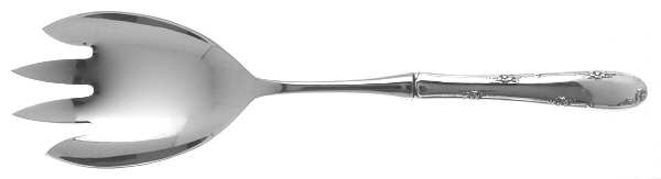 Madeira (Sterling, 1948, No Monograms) Salad Serving Fork with Stainless Prongs