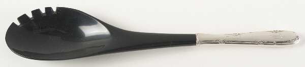 Madeira (Sterling, 1948, No Monograms) Salad Serving Fork with Plastic Prongs