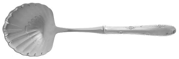 Madeira (Sterling, 1948, No Monograms) Casserole Spoon with Stainless Shell Bowl