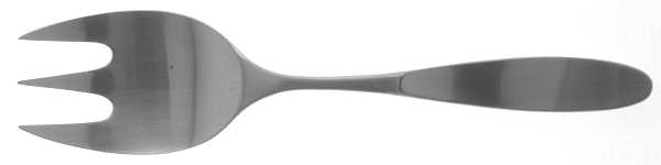 Magnum (Stainless, Japan-Korea-Vietnam) Medium Solid Cold Meat Serving Fork