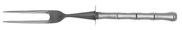 Mandarin (Sterling, 1972) Small Steak Carving Fork with Stainless Prongs