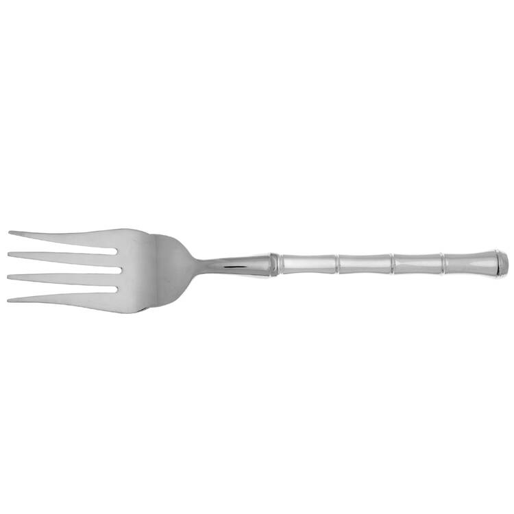 Mandarin (Sterling, 1972) Cold Meat Fork Large, Stainless Tines HC
