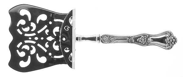 Margaux (Sterling, 1983) Hollow Asparagus Server with Silverplate Hood