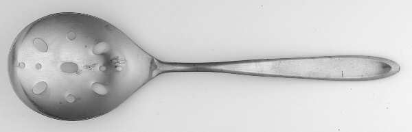 Mark VII (Stainless) Large Solid Pierced Serving Spoon