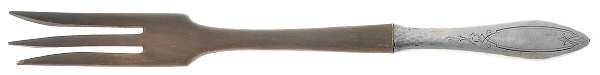Merrimack (Sterling, 1916) Salad Serving Fork with Wooden Prongs