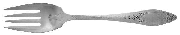 Merrimack (Sterling, 1916) Individual Solid Fish Fork