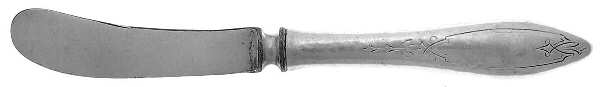 Merrimack (Sterling, 1916) Butter Spreader Hollow Hdl-Paddle/Stainless Blade
