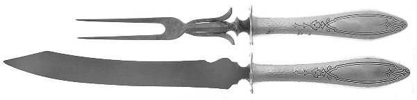 Merrimack (Sterling, 1916) Small Stainless Blade 2-Piece Steak Carving Set