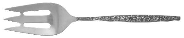 Meadow Song (Sterling, 1967) Large Solid Cold Meat Serving Fork