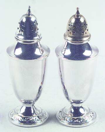Sterling Hollowware Salt and Pepper Set
