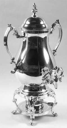 Silverplate Hollowware Silverplate Coffee Urn