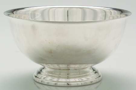 Silverplate Hollowware 8" Paul Revere Bowl
