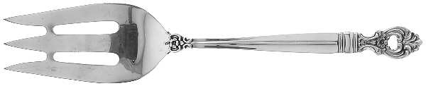 Monte Cristo (Sterling, 1971) Large Solid Cold Meat Serving Fork