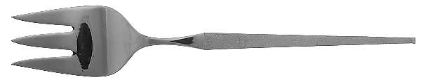 Moonfrost (Stainless) Large Solid Cold Meat Serving Fork
