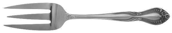 Murano (Stainless) Medium Solid Cold Meat Serving Fork by Towle Silver