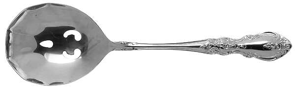 Napoli (Stainless) Pierced Solid Serving Spoon