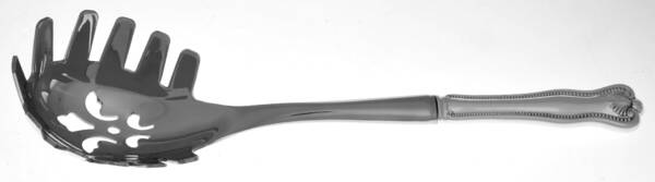 Newport Shell (Sterling, 1910, No Monograms) Pasta Server with Stainless Bowl HC