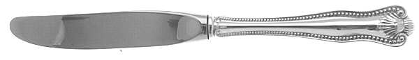 Newport Shell (Sterling, 1910, No Monograms) Modern Hollow Butter Spreader (Stainless)