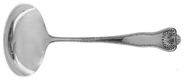 Newport Shell (Sterling, 1910, No Monograms) Solid Gravy Ladle
