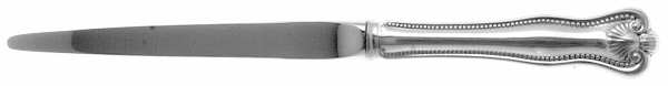 Newport Shell (Sterling, 1910, No Monograms) Large Letter Opener with Stainless Blade