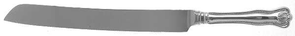 Newport Shell (Sterling, 1910, No Monograms) Cake Slicer with Stainless Blade