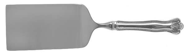 Newport Shell (Sterling, 1910, No Monograms) Lasagna Server with Stainless Blade
