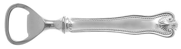 Newport Shell (Sterling, 1910, No Monograms) Bottle Opener with Stainless Bowl