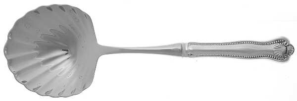 Newport Shell (Sterling, 1910, No Monograms) Casserole Spoon with Stainless Shell Bowl