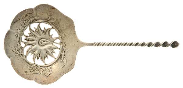 No.128-No.28 (Sterling, 1880) Pierced Almond Spoon