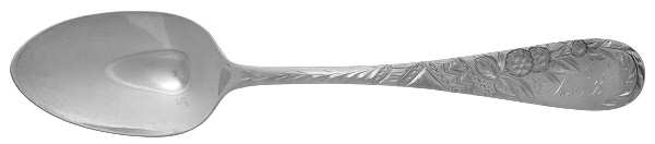 No. 38-Engraved (Sterling, 1880) Monogram Five O'Clock Teaspoon