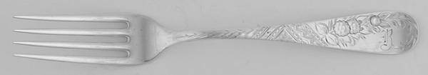No. 38-Engraved (Sterling, 1880) Fork