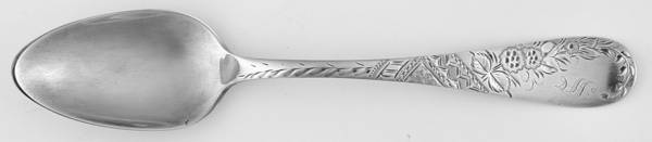 No. 38-Engraved (Sterling, 1880) Monogram Five O'Clock Teaspoon