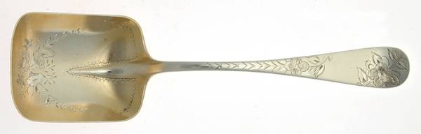 No. 43 (Sterling, 1882) Bright Cut Berry/Casserole Spoon