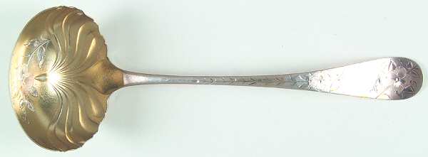 No. 43 (Sterling, 1882) Oyster Ladle Solid Bright Cut