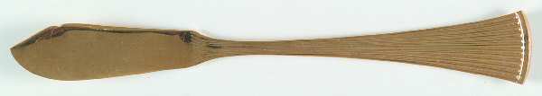 Noblesse (Gold Electroplate, 1980) Flat Handle Master Butter Knife
