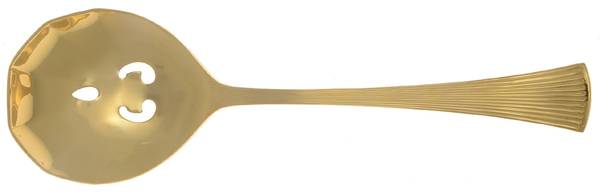 Noblesse (Gold Electroplate, 1980) Solid Pierced Casserole Spoon