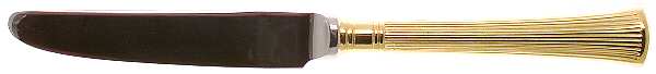 Noblesse (Gold Electroplate, 1980) New French Hollow Knife by Towle Silver