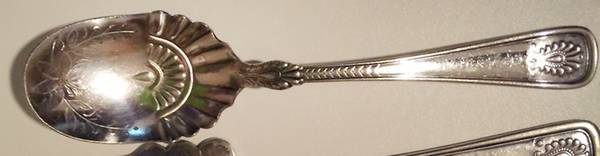Norwood (Silverplate) Bright Cut Bowl Sugar Spoon