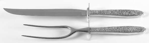 Novantique (Sterling, 1969) Large 2-Piece Roast Carving Set w/Stainless Blade